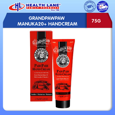 GRANDPAWPAW MANUKA20+ HANDKRIM (75G)